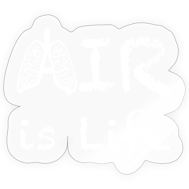 Air Is Life - Sticker