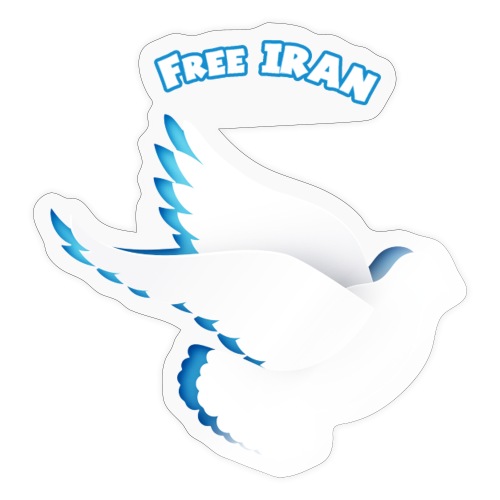 Free Iran Bird - Sticker