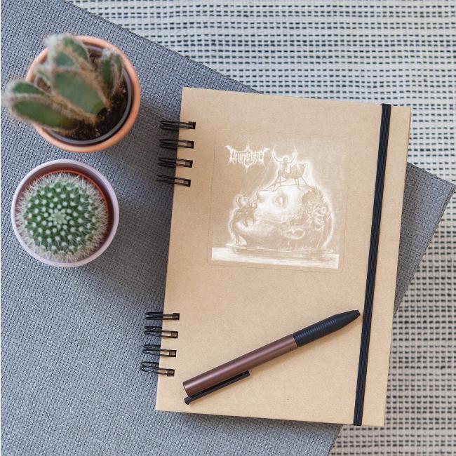 Decorpsetated - Human Words album cover, white