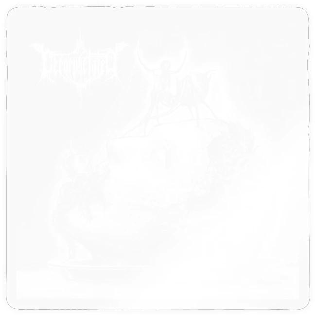 Decorpsetated - Human Words album cover, white