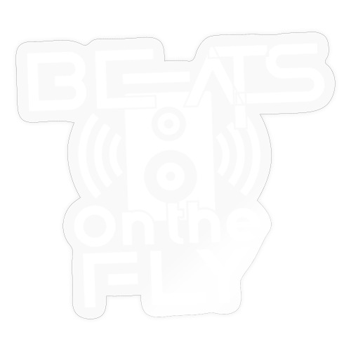 Beats On The Fly! - Sticker