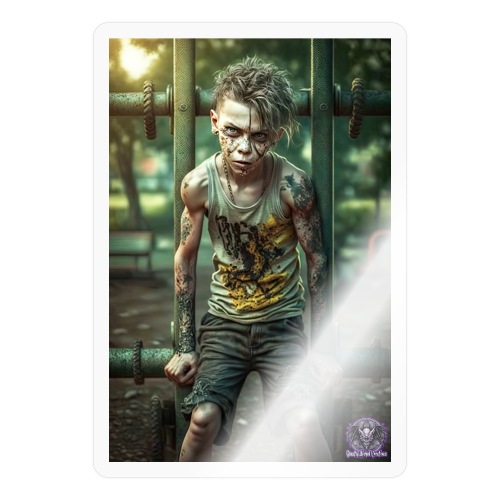 Zombie Kid Playground B09: Zombies Everyday Life - Sticker