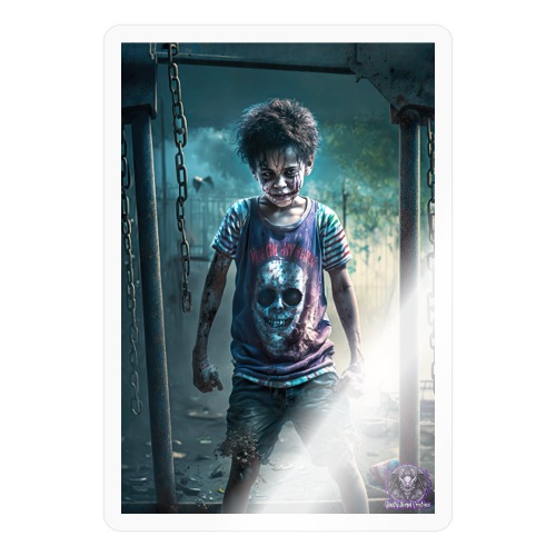 Zombie Kid Playground B11: Zombies Everyday Life - Sticker