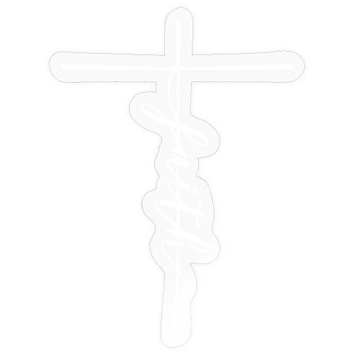 Faith for shirt 01a WhitePNG - Sticker