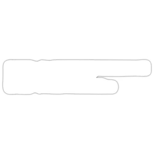 SOM Two Line Horizontal Primary Logo CWRU WHITE 1 - Sticker