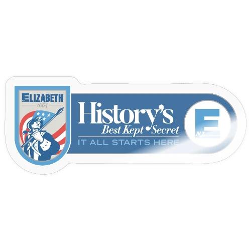 Elizabeth History s Best Kept Secret Horizontal - Sticker