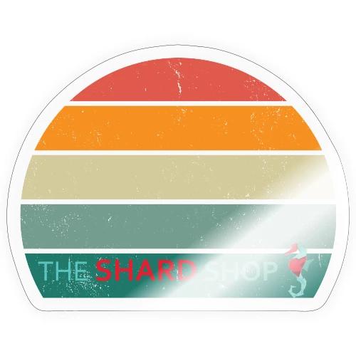 minimalist retro design - Sticker