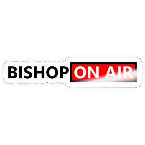 BISHOP ON AIR LOGO LONG - Sticker