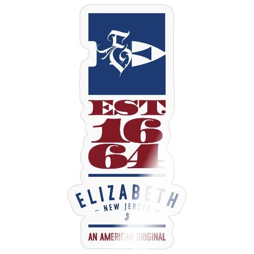 American Original - Rebel E 1664 - RWB - Sticker