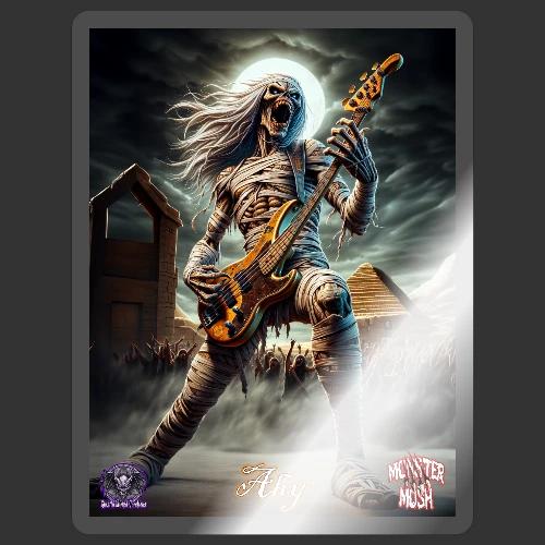 Monster Mosh 2024 Tour Ahy Bass Guitar #D-001B - Sticker