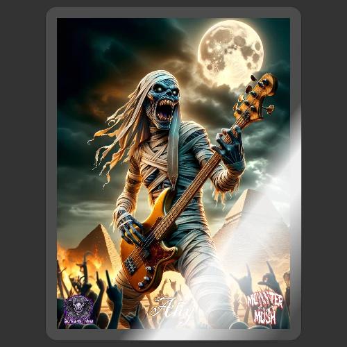Monster Mosh 2024 Tour Ahy Bass Guitar #D-004 - Sticker