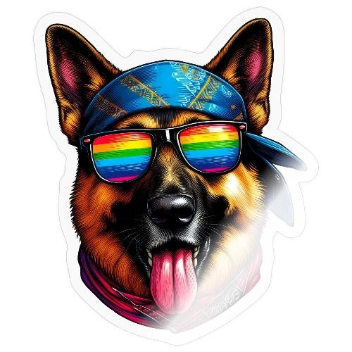 German Shepherd Pride Parade - Sticker
