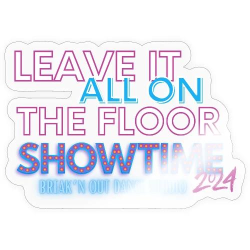 Leave it on the floor Dark shirt - Sticker