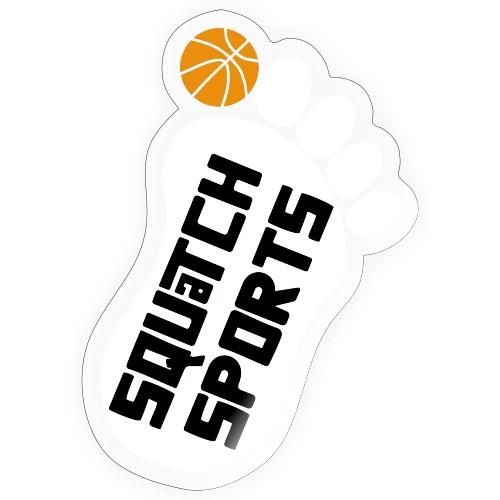 Squatch foot white - Sticker