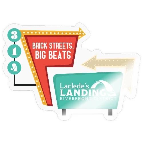 Brick Streets, Big Beats Light - Sticker