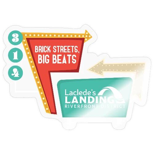 Brick Streets, Big Beats Dark - Sticker