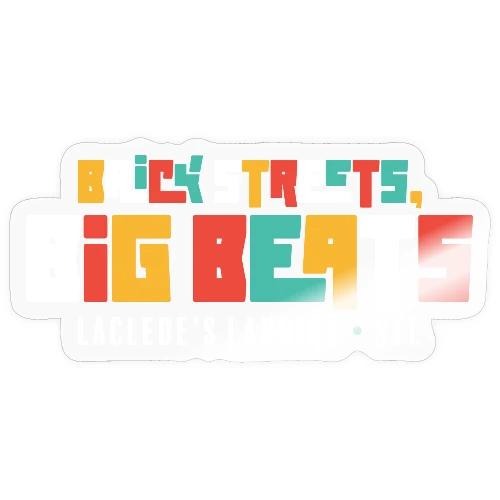 Brick Streets, Big Beats - Dark - Sticker