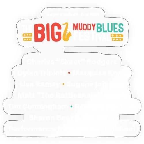 Big Muddy Blues Festival 2024 Lineup - Sticker
