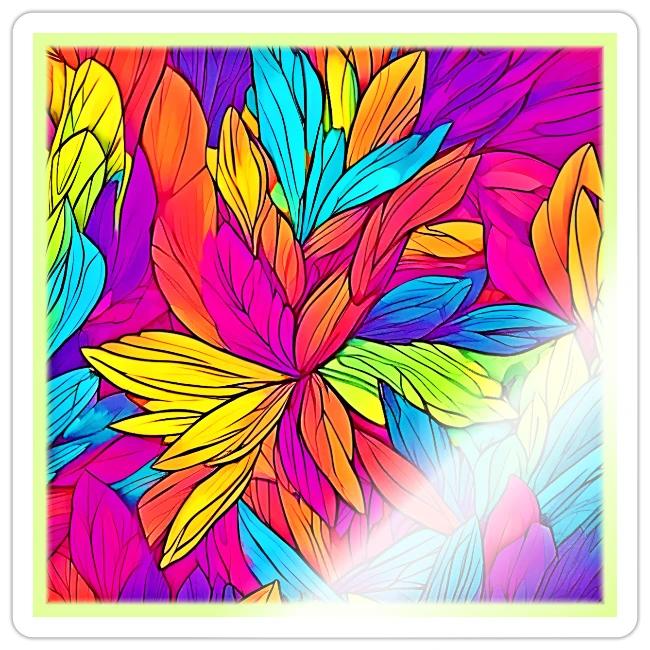 Kaleidoscope Blooms Artwork