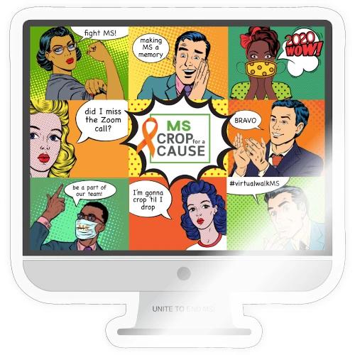 crop 2020 shirt FINAL Front for threadless 001 - Sticker