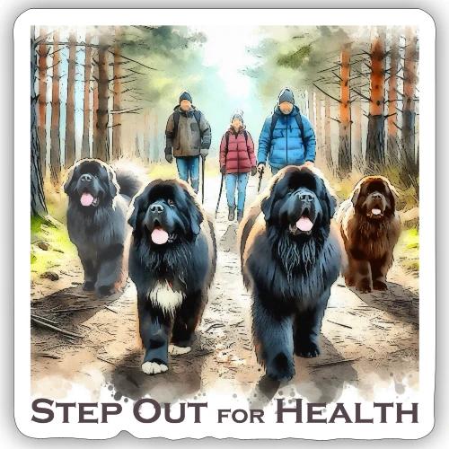 Step Out for Health - Sticker
