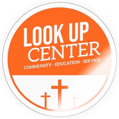 Look Up Center Logo - Sticker