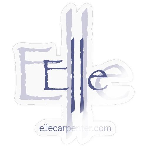 Elle Sleek & Modern Logo for All Occasions - Sticker
