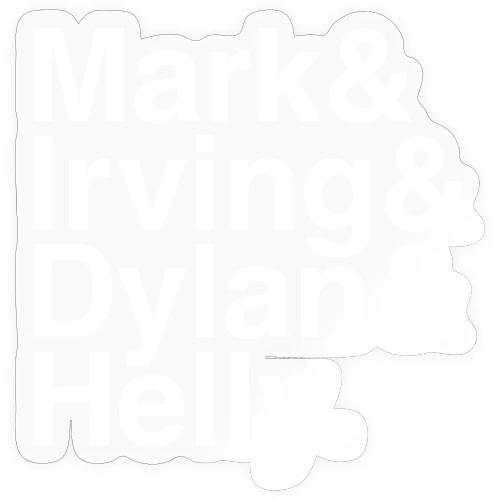 MDR Names Jetset-style ampersand swag - Sticker