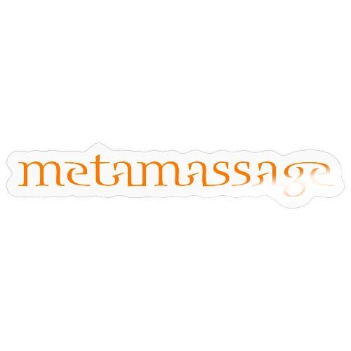 metamassage text logo - Sticker