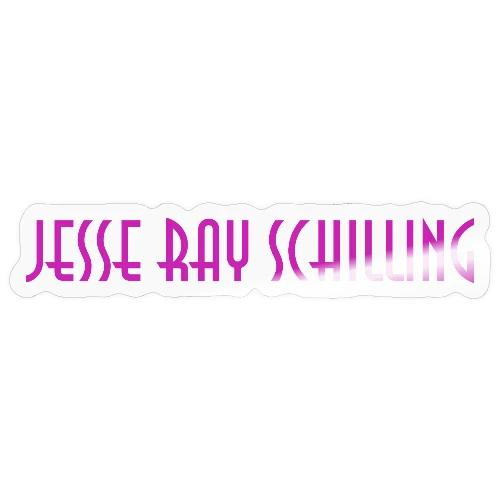 jesse ray schilling text logo - Sticker