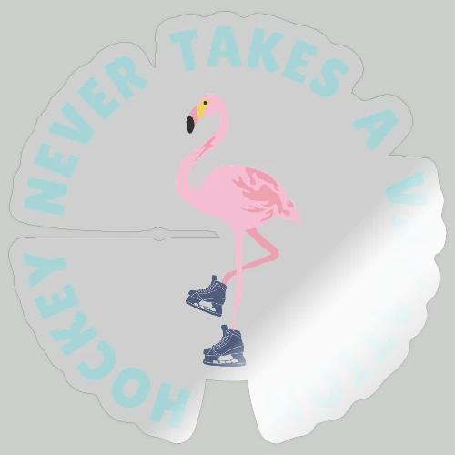 SUMMER HOCKEY FLAMINGO - Sticker