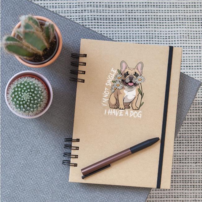 Cute French Bulldog Illustration - White Design
