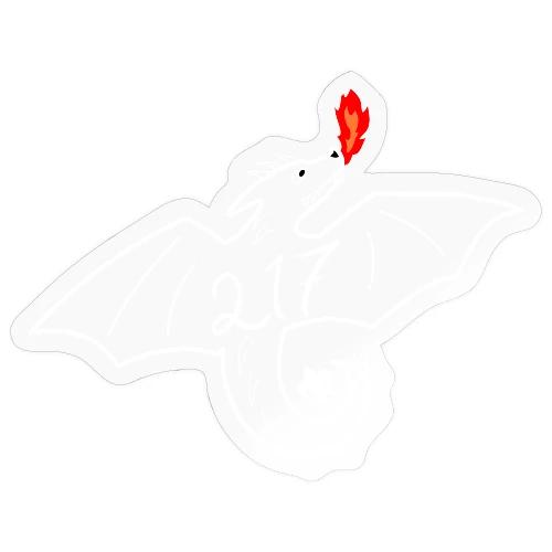 White Dragon Logo Merch - Sticker