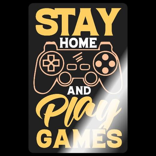 Stay & Play Games! - Sticker