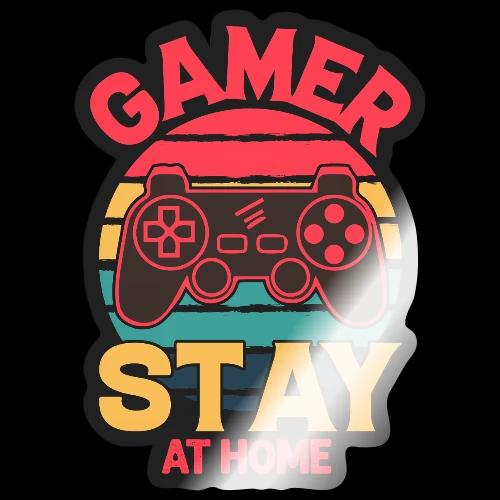 Gamers Stay at Home - Sticker