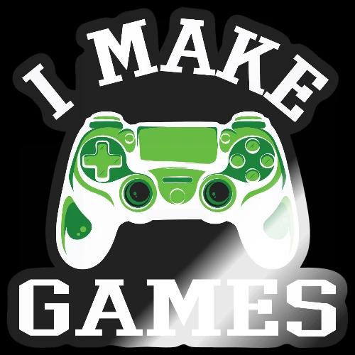 I Make Games - Game Dev - Sticker