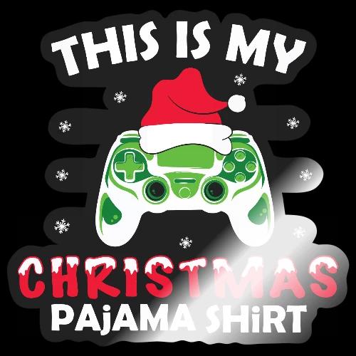 Christmas Gamer Pajama - Sticker