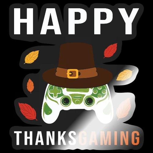Happy ThanksGaming Pilgrim - Sticker