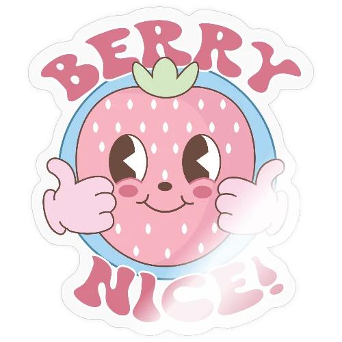 Berry Nice! Cute Strawberry Thumbs Up - Sticker