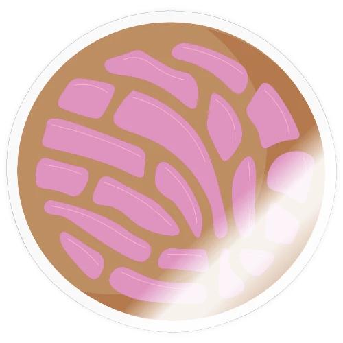 Pink Concha Mexican Pan Dulce - Sticker