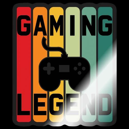 Gaming Legend Retro Bars - Sticker
