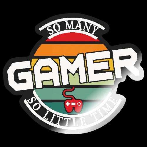 So Many Games, So Little Time - Sticker