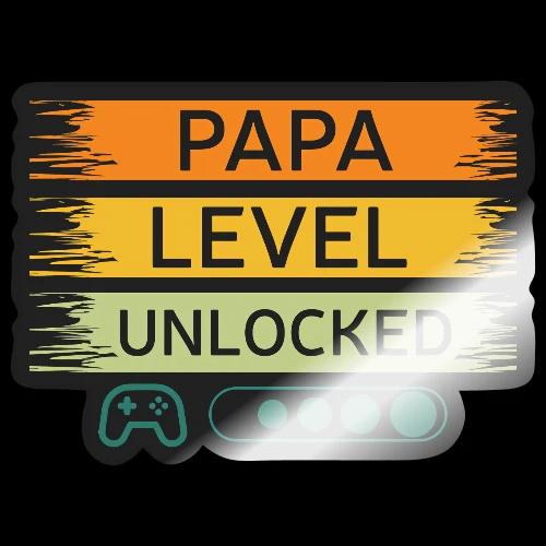 Papa Level Unlocked! - Sticker