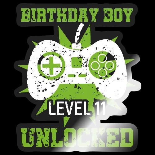 Birthday Boy: Level 11 Unlocked! - Sticker