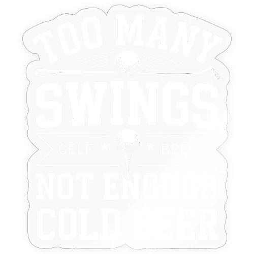 Funny Golf Unisex T-Shirt | Premium Cotton | 2025 - Sticker