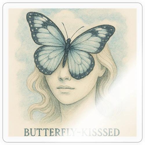 Butterfly kisses Hue - Sticker