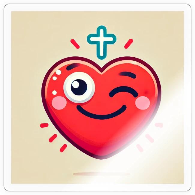 DALLE 2025 09 13 15 56 10 A winking heart sh
