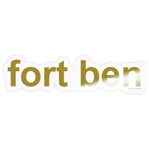 fort ben gold - Sticker