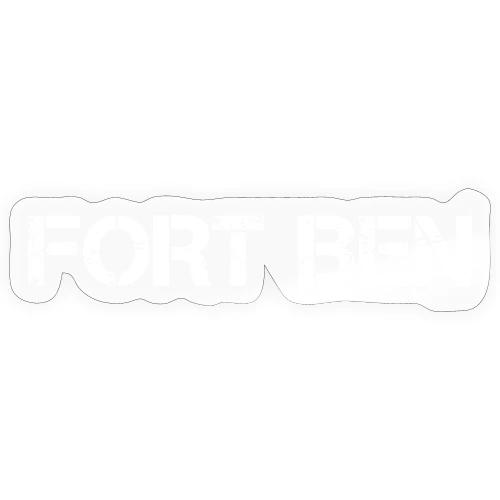 FORT BEN, white capture - Sticker
