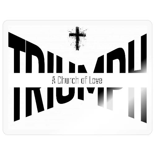 Triumph Church of love Rugged - Sticker
